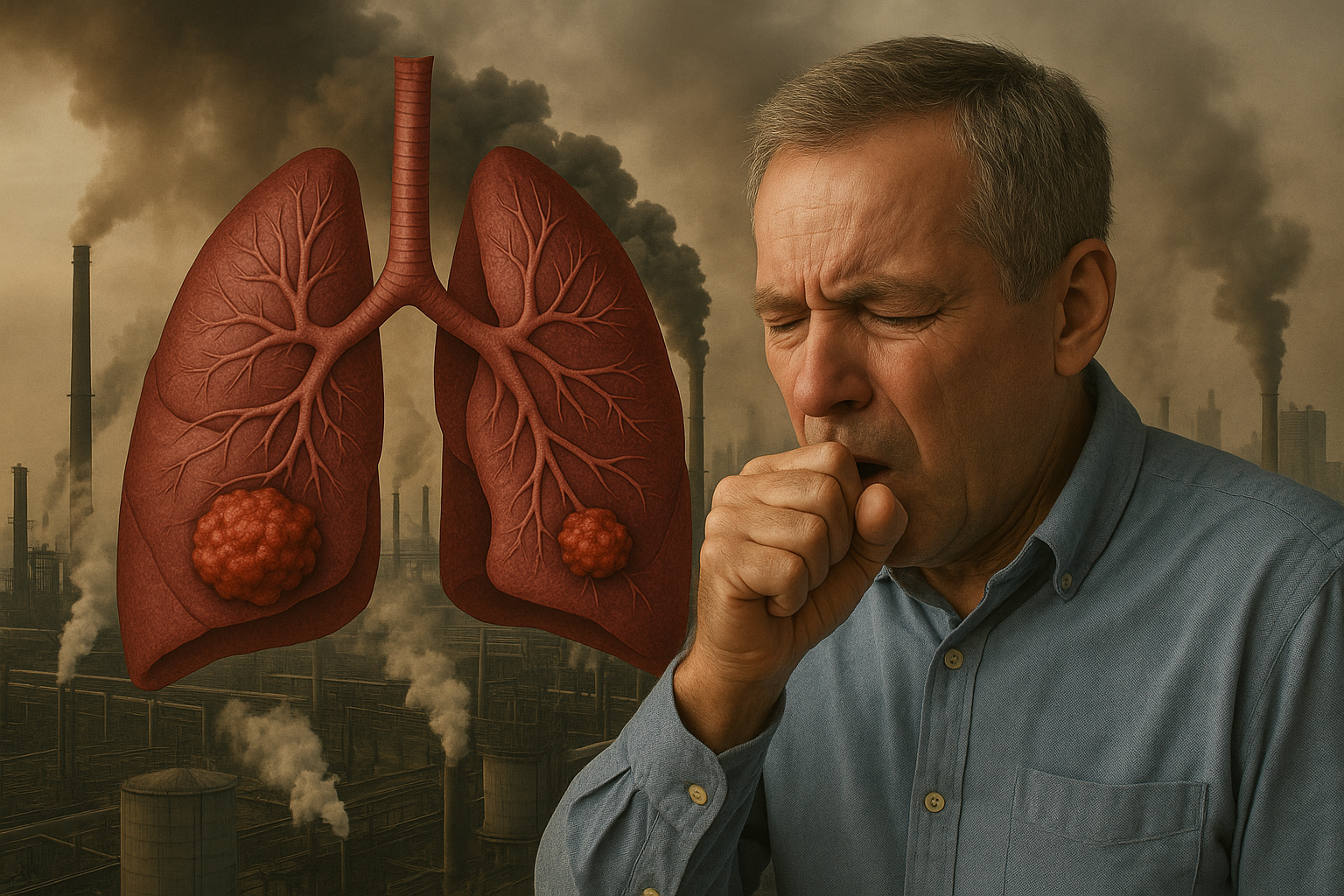 Poluição do ar está ligada ao câncer de pulmão em quem nunca fumou, aponta estudo